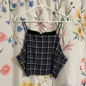 Plaid Crop Top